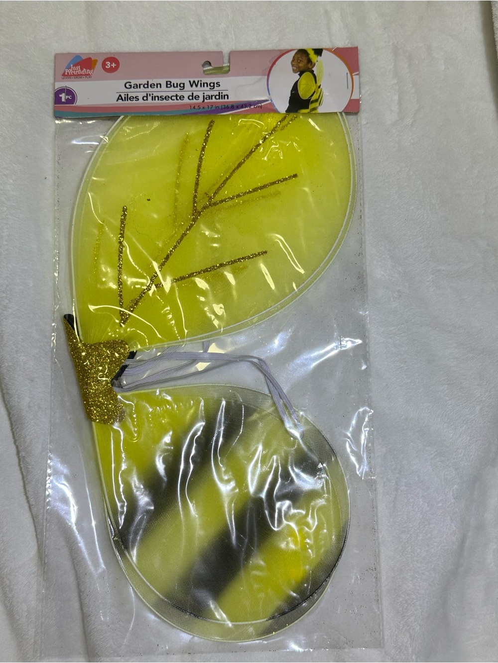 Bumblebee Costume 3 PC Set Skirt, Wings, & Headband Dress Up ⚡️ FAST SHIPPING - Picture 7 of 7